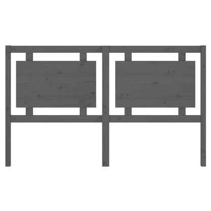 Berkfield Bed Headboard Grey 165.5x4x100 cm Solid Pine Wood