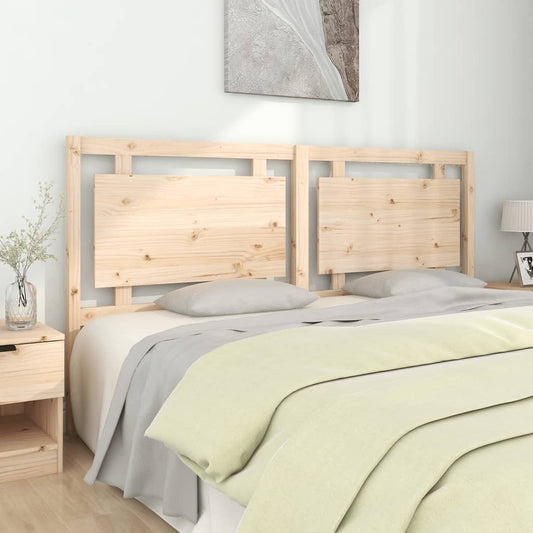 Berkfield Bed Headboard 185.5x4x100 cm Solid Pine Wood