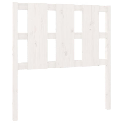 Berkfield Bed Headboard White 95.5x4x100 cm Solid Wood Pine