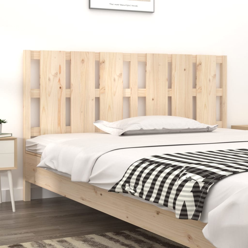 Berkfield Bed Headboard 165.5x4x100 cm Solid Wood Pine