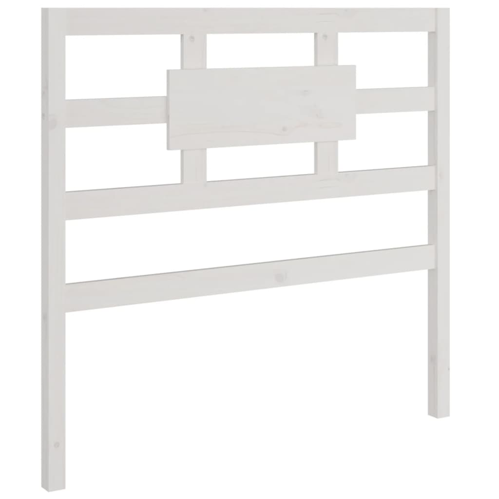 Berkfield Bed Headboard White 80.5x4x100 cm Solid Wood Pine