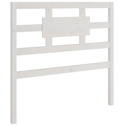 Berkfield Bed Headboard White 95.5x4x100 cm Solid Wood Pine