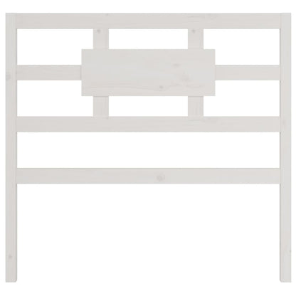 Berkfield Bed Headboard White 95.5x4x100 cm Solid Wood Pine