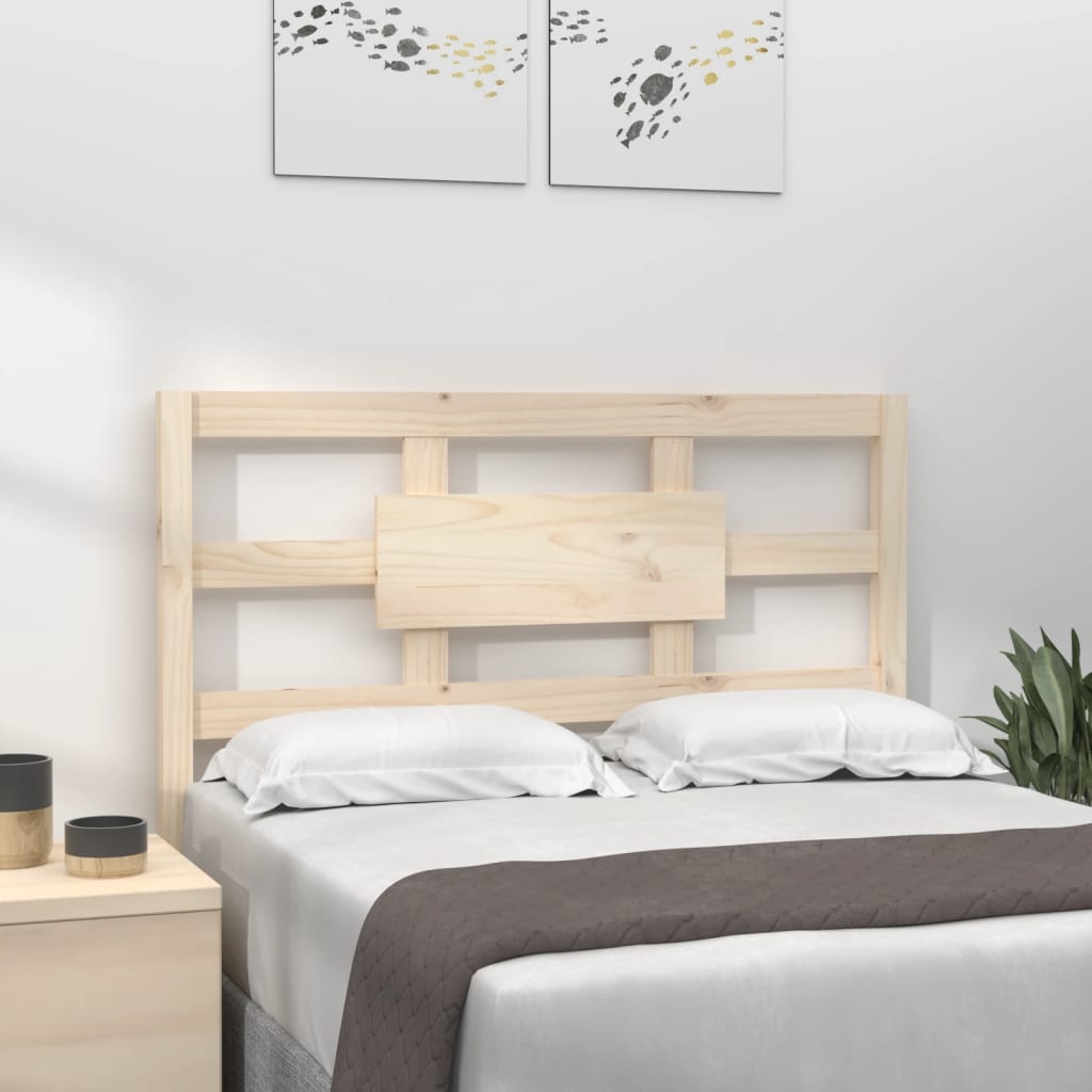 Berkfield Bed Headboard 105.5x4x100 cm Solid Wood Pine