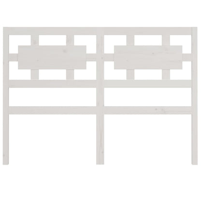 Berkfield Bed Headboard White 205.5x4x100 cm Solid Wood Pine