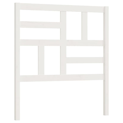 Berkfield Bed Headboard White 81x4x104 cm Solid Wood Pine