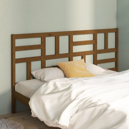 Berkfield Bed Headboard Honey Brown 186x4x104 cm Solid Wood Pine