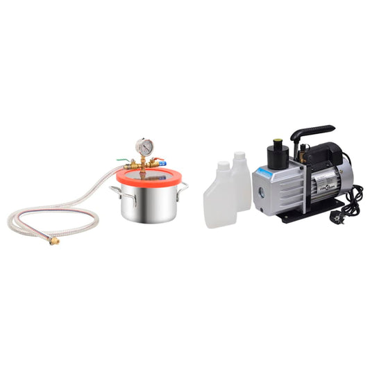 Berkfield Vacuum Chamber with 2-stage Pump 3.7 L