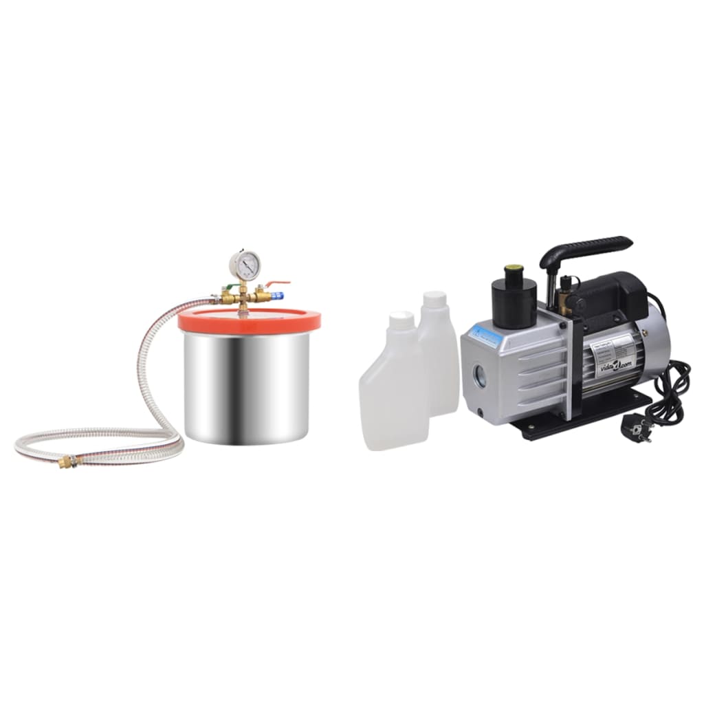 Berkfield Vacuum Chamber with 2-stage Pump 7.4 L