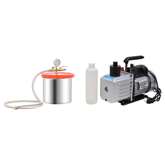 Berkfield Vacuum Chamber with 2-stage Pump 7.4 L