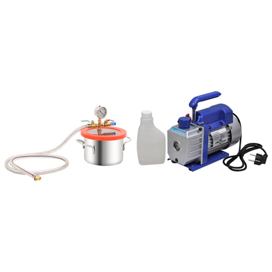Berkfield Vacuum Chamber with Single-stage Pump 3.7 L
