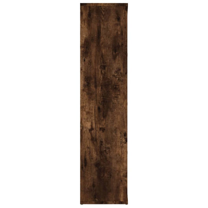 Berkfield Book Cabinet Smoked Oak 50x25x106 cm