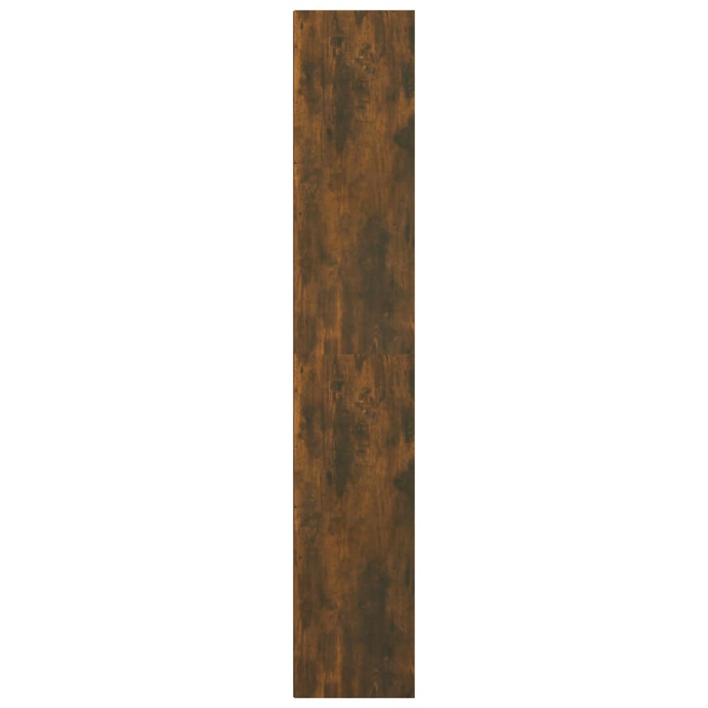 Berkfield Book Cabinet Smoked Oak 36x30x171 cm Engineered Wood