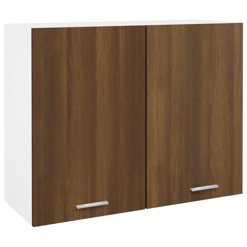 Berkfield Hanging Cabinet Brown Oak 80x31x60 cm Engineered Wood