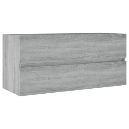 Berkfield Sink Cabinet Grey Sonoma 100x38.5x45 cm Engineered Wood
