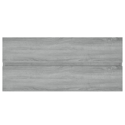 Berkfield Sink Cabinet Grey Sonoma 100x38.5x45 cm Engineered Wood