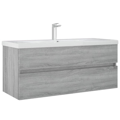 Berkfield Sink Cabinet Grey Sonoma 100x38.5x45 cm Engineered Wood