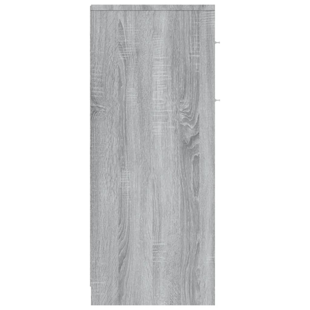 Berkfield Bathroom Cabinet Grey Sonoma 60x33x80 cm Engineered Wood