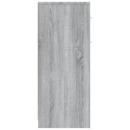 Berkfield Bathroom Cabinet Grey Sonoma 60x33x80 cm Engineered Wood