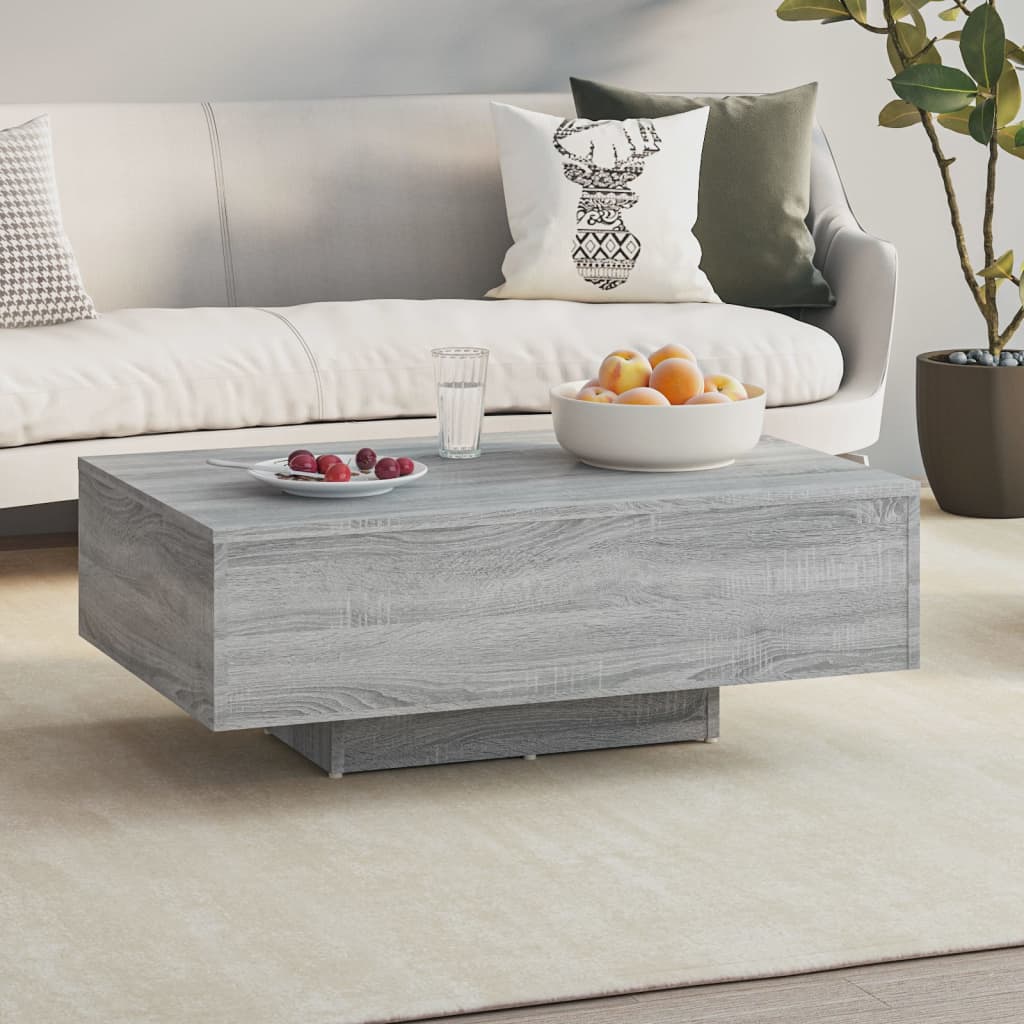 Berkfield Coffee Table Grey Sonoma 85x55x31 cm Engineered Wood