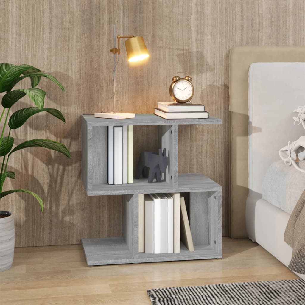 Berkfield Bedside Cabinet Grey Sonoma 50x30x51.5 cm Engineered Wood