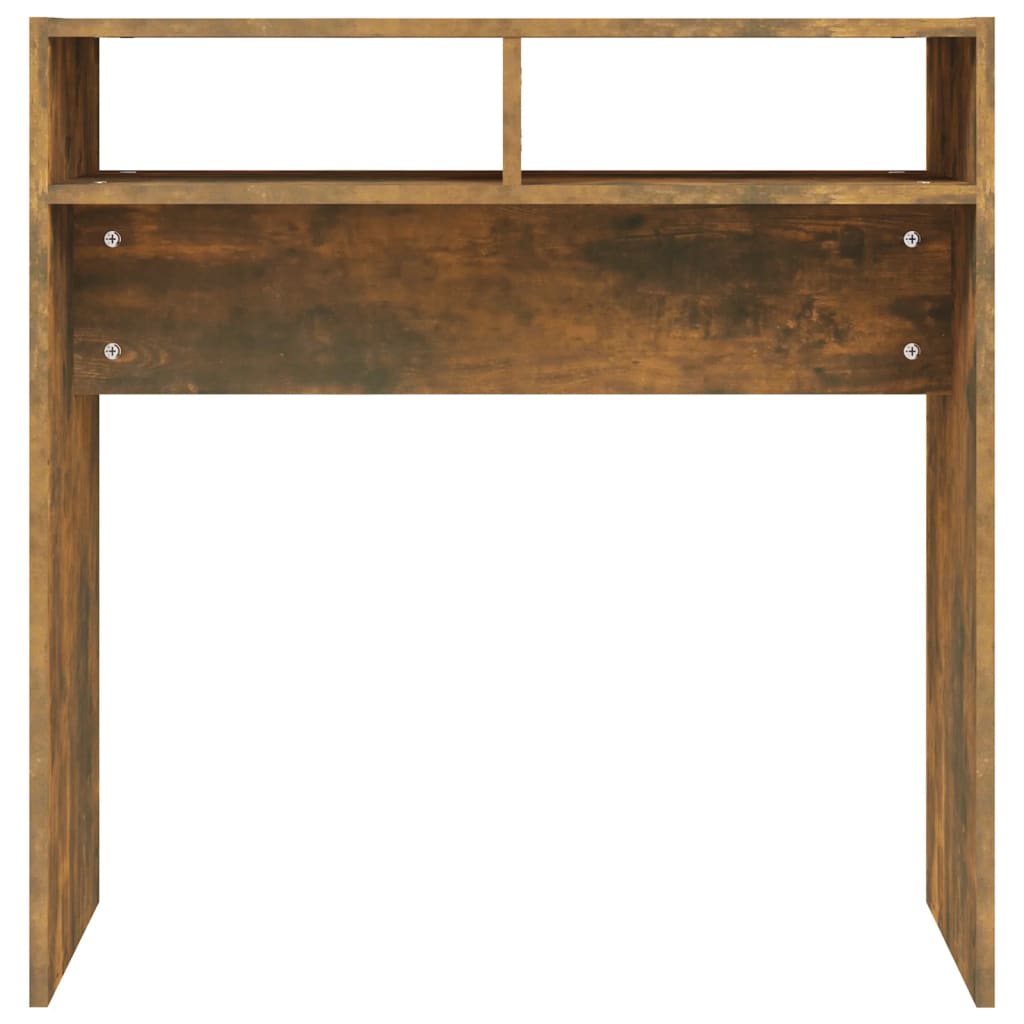 Berkfield Console Table Smoked Oak 78x30x80 cm Engineered Wood