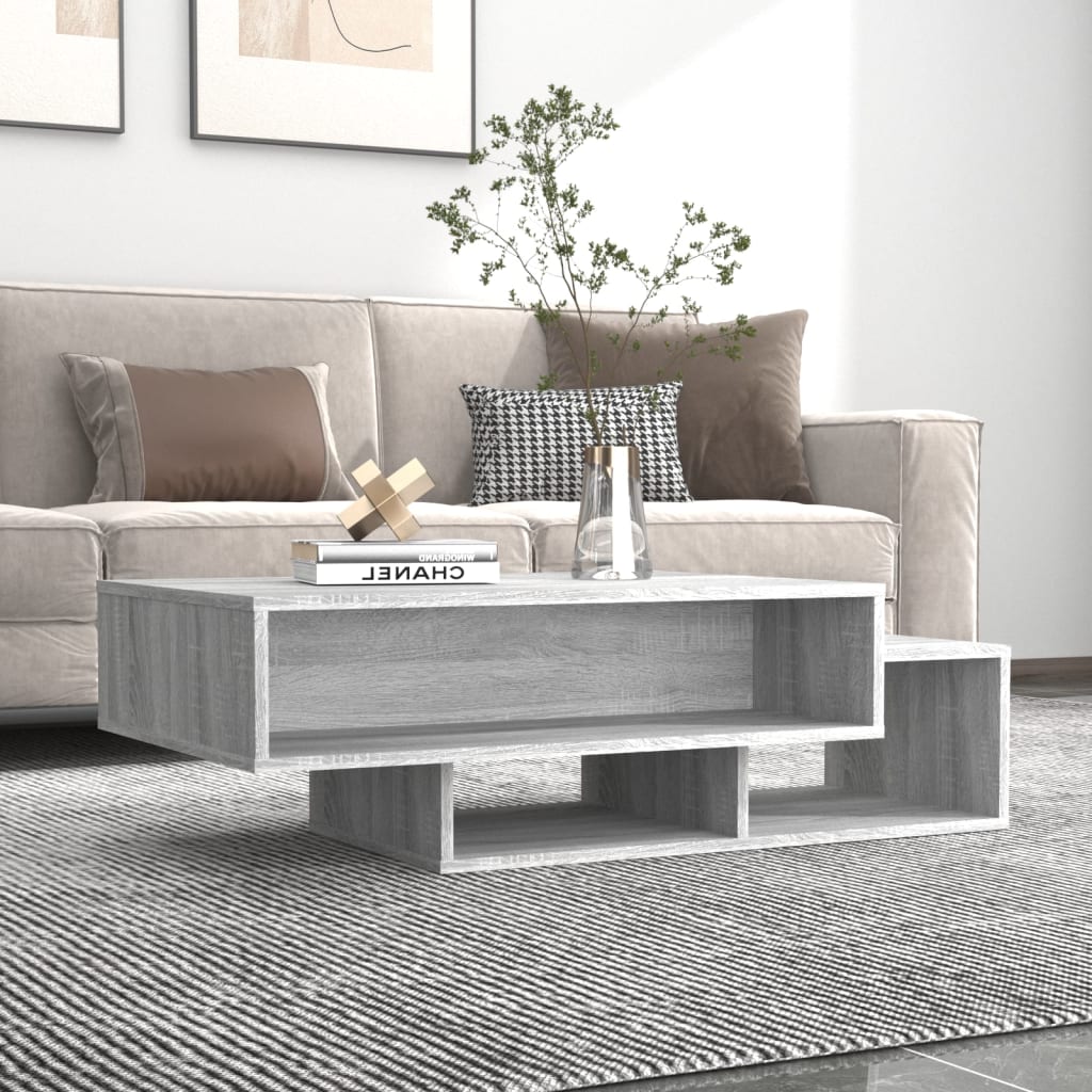 Berkfield Coffee Table Grey Sonoma 105x55x32 cm Engineered Wood