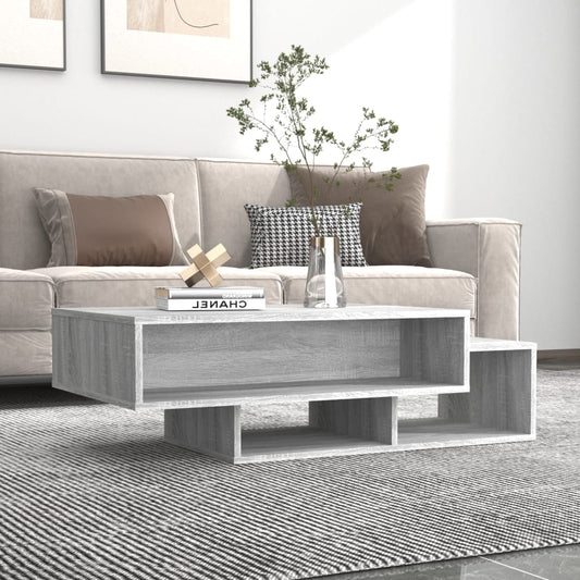 Berkfield Coffee Table Grey Sonoma 105x55x32 cm Engineered Wood