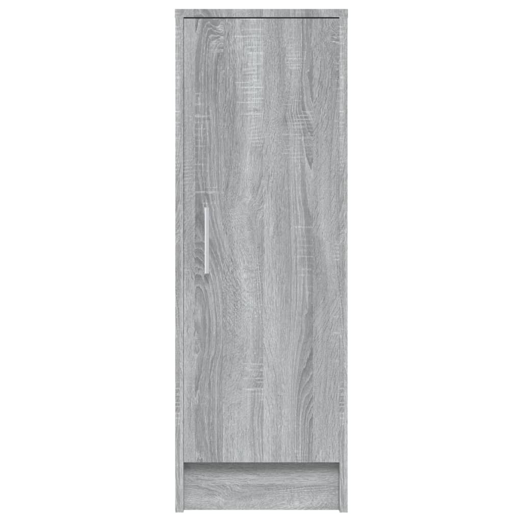 Berkfield Shoe Cabinet Grey Sonoma 32x35x92 cm Engineered Wood