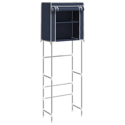 Berkfield 2-Tier Storage Rack over Toilet Blue 56x30x170 cm Iron