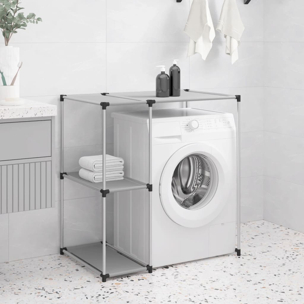 Berkfield Storage Rack over Washing Machine Grey 87x55x90.5 cm Iron