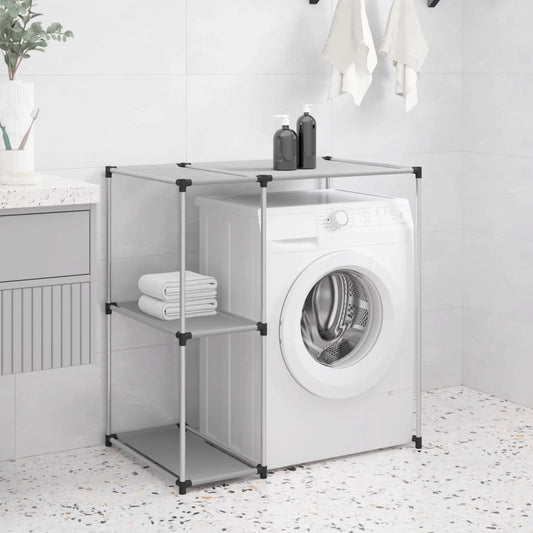Berkfield Storage Rack over Washing Machine Grey 87x55x90.5 cm Iron