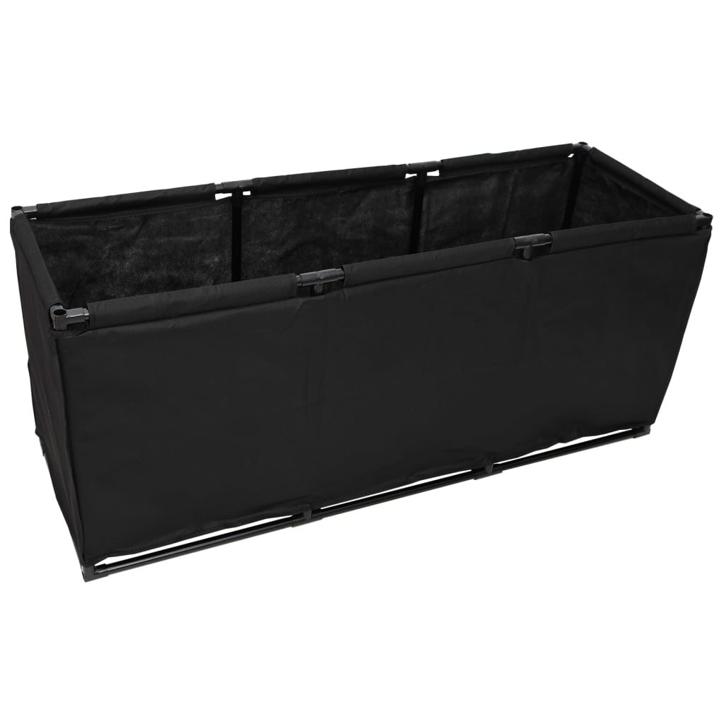 Berkfield Storage Box Black 105x34.5x45 cm Fabric