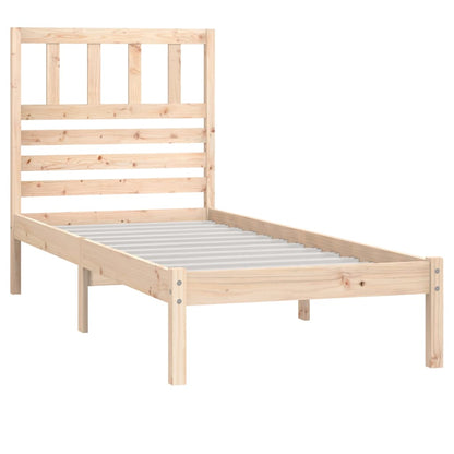 Berkfield Bed Frame 90x190 cm Single Solid Wood Pine