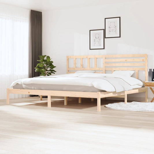 Berkfield Bed Frame Solid Wood Pine 200x200 cm