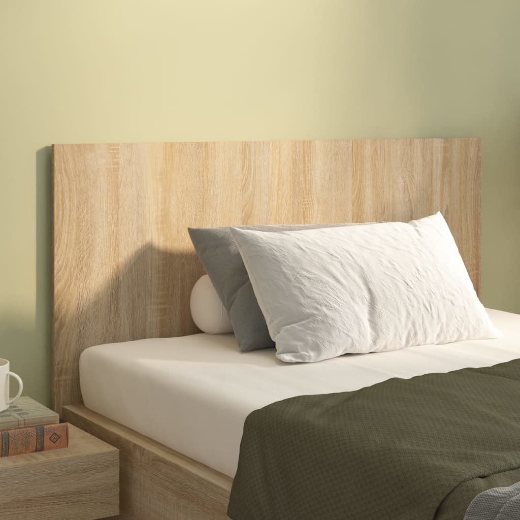 Berkfield Bed Headboard Sonoma Oak 120x1.5x80 cm Engineered Wood