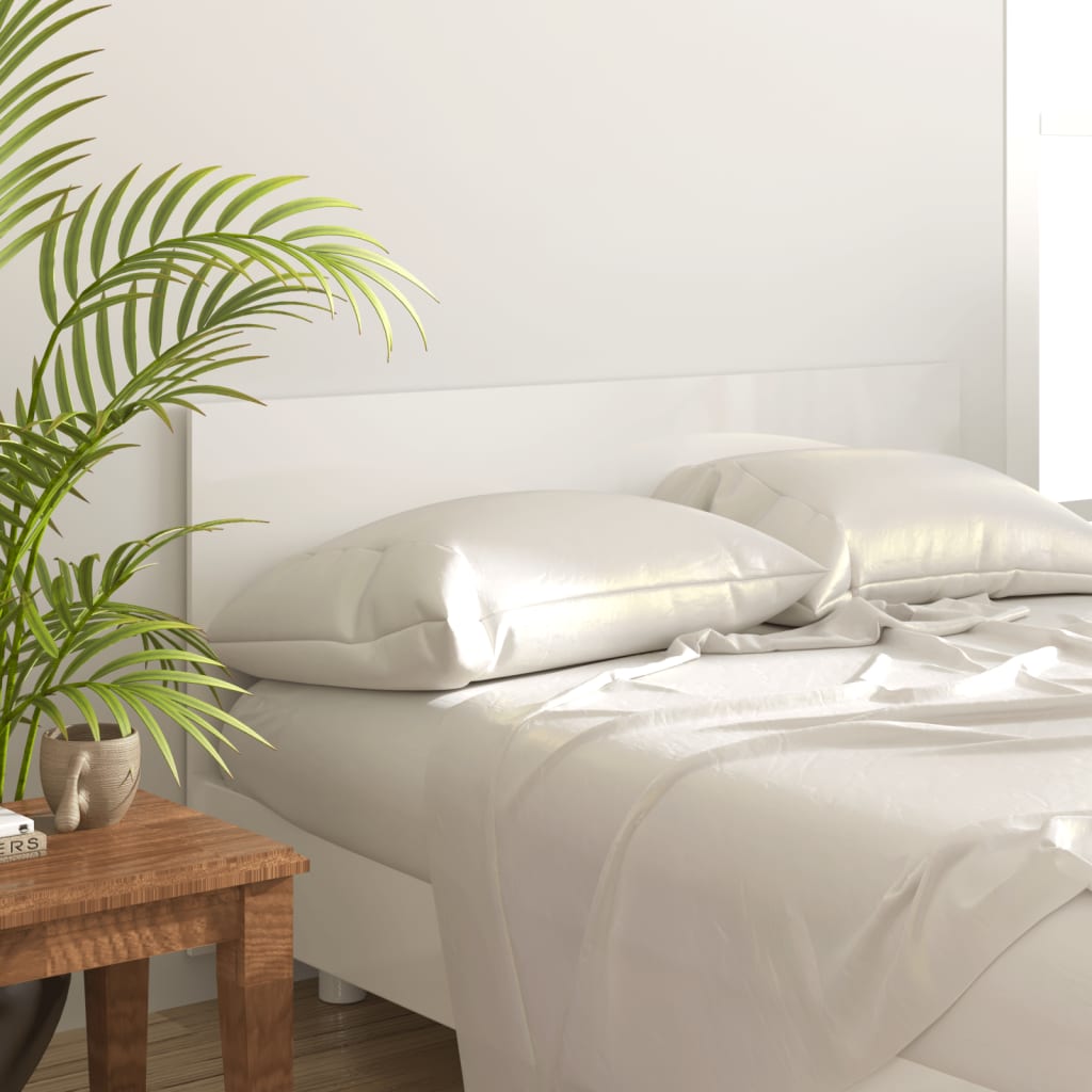 Berkfield Bed Headboard High Gloss White 160x1.5x80 cm Engineered Wood
