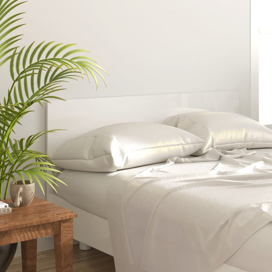 Berkfield Bed Headboard High Gloss White 160x1.5x80 cm Engineered Wood