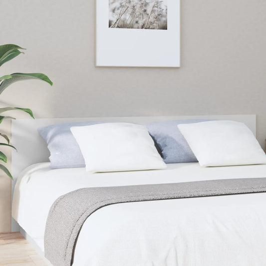 Berkfield Bed Headboard White 200x1.5x80 cm Engineered Wood