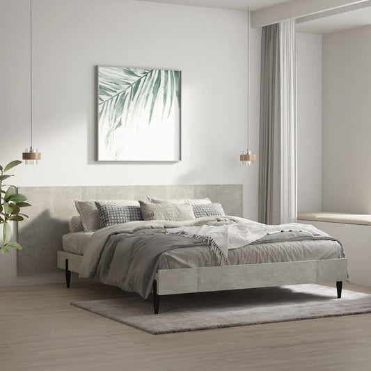 Berkfield Wall Headboard Concrete Grey 240x1.5x80 cm Engineered Wood