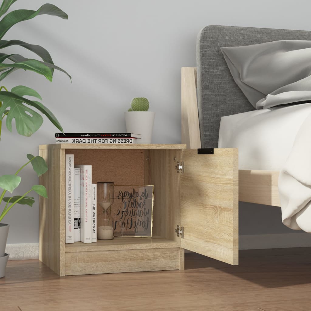 Berkfield Bedside Cabinet Sonoma Oak 40x39x40 cm