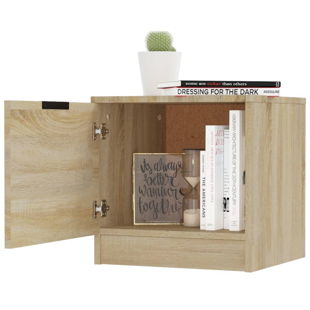 Berkfield Bedside Cabinet Sonoma Oak 40x39x40 cm