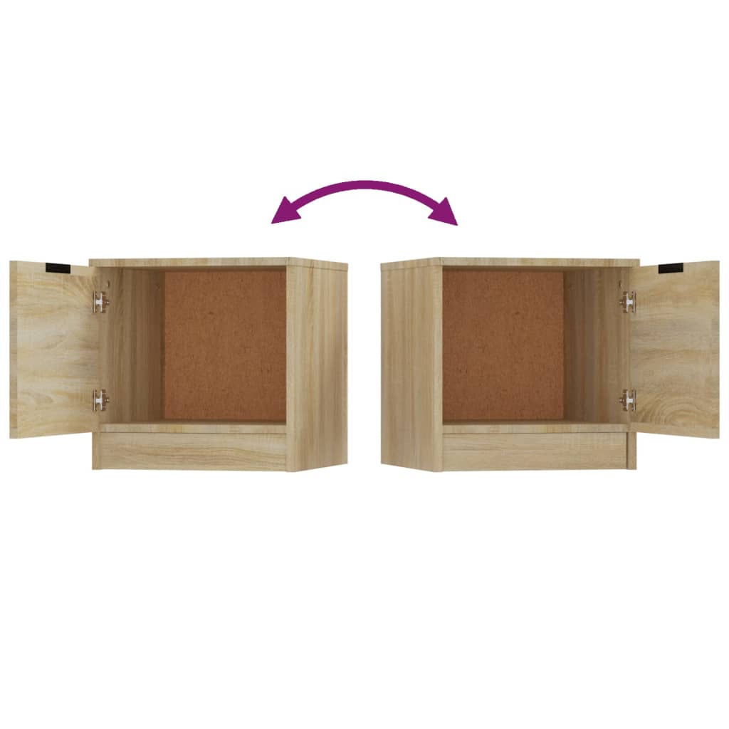 Berkfield Bedside Cabinet Sonoma Oak 40x39x40 cm