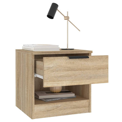 Berkfield Bedside Cabinet Sonoma Oak Engineered Wood