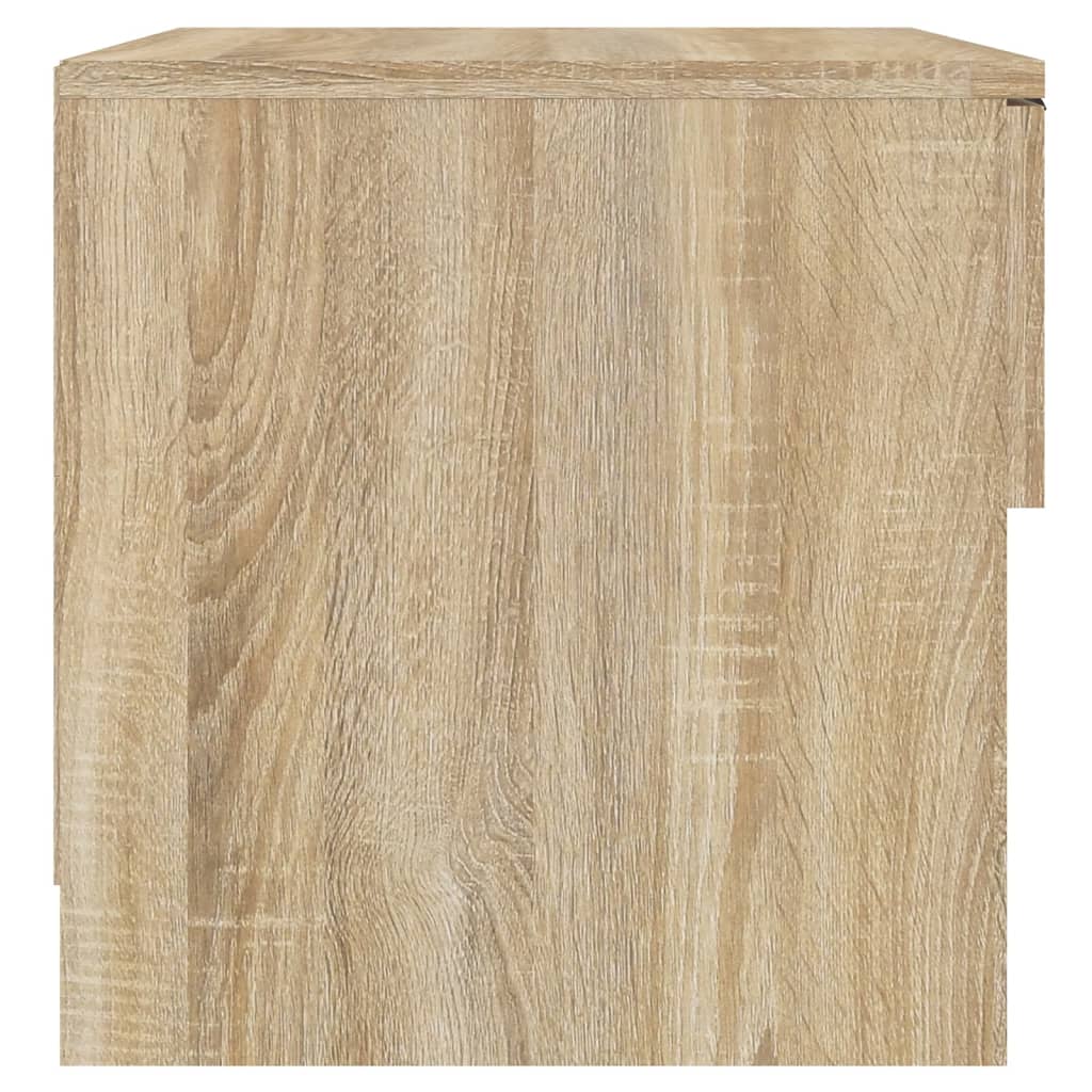 Berkfield Bedside Cabinet Sonoma Oak Engineered Wood
