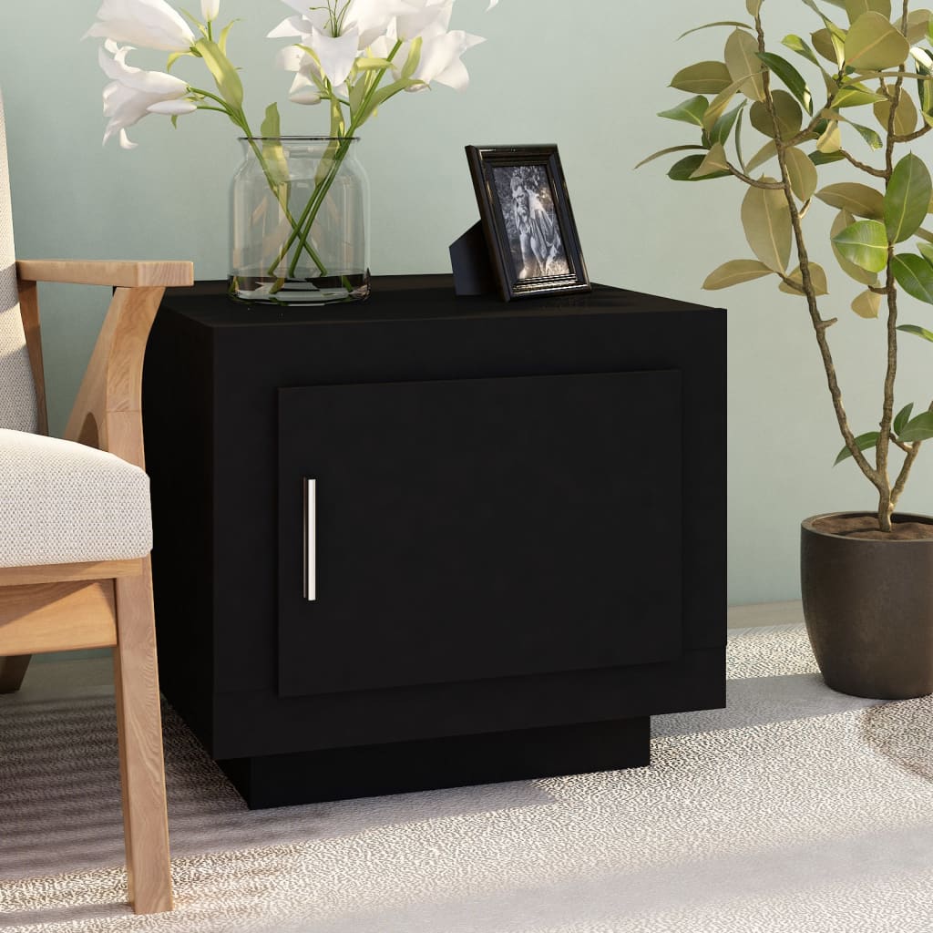 Berkfield Coffee Table Black 51x50x45 cm Engineered Wood