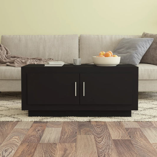 Berkfield Coffee Table Black 102x50x45 cm Engineered Wood