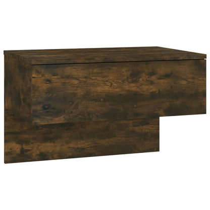 Berkfield Wall-mounted Bedside Cabinet Smoked Oak