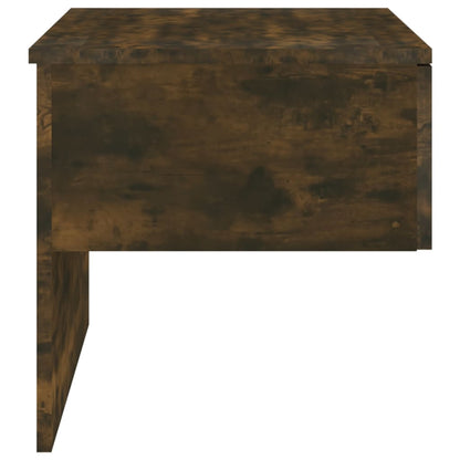 Berkfield Wall-mounted Bedside Cabinet Smoked Oak
