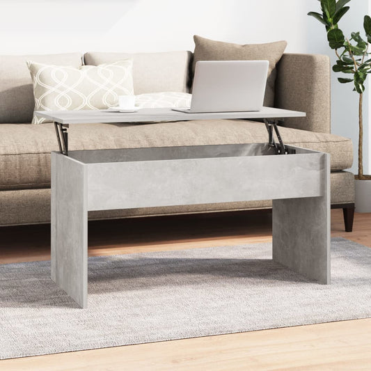 Berkfield Coffee Table Concrete Grey 102x50.5x52.5 cm Engineered Wood